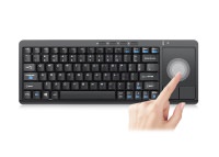 Everest EKW-603 Siyah ToucPad Mouse Q + Kablosuz Klavye TV UYUMLU KLAVYE - 1